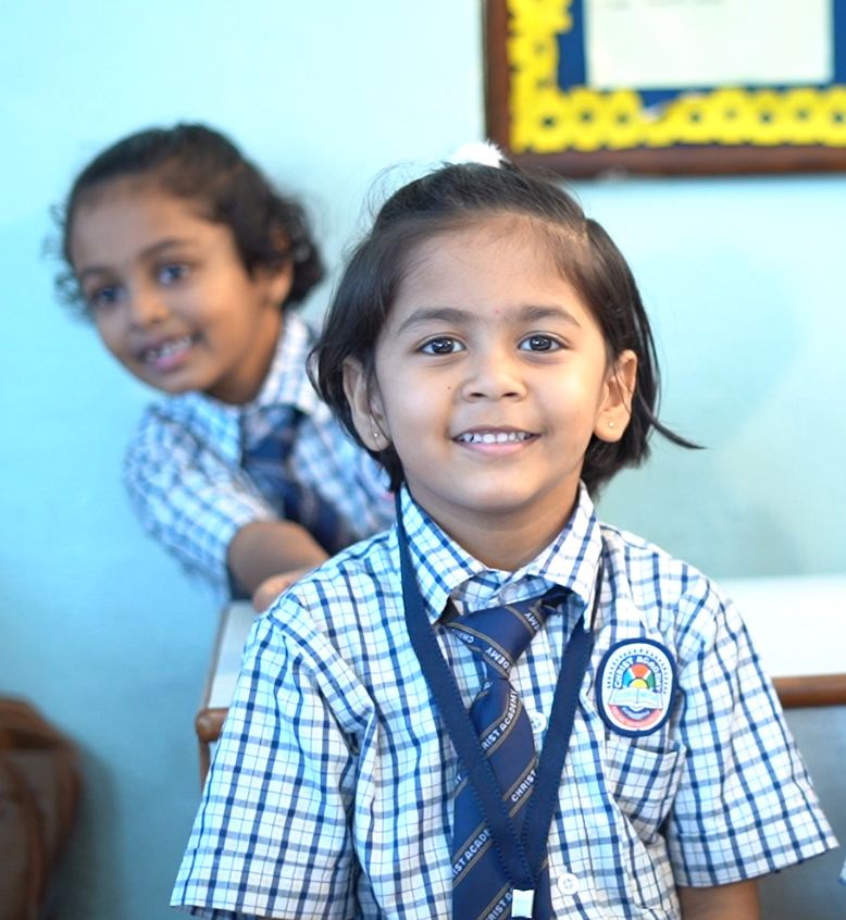 Students at Christ Academy, Koparkhairne